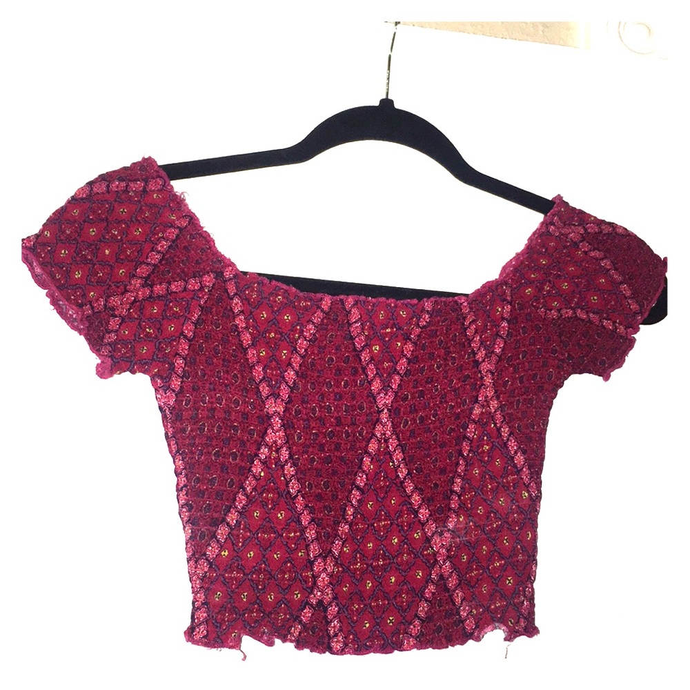 Kendall and Kylie off the shoulder crop top